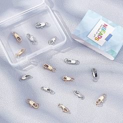 16Pcs 4 styles Brass Lobster Claw Clasps&nbsp;FIND-NB0002-65
