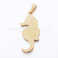 Ion Plating(IP) 304 Stainless Steel Pendant Rhinetsone Settings&nbsp;STAS-K162-085G