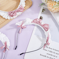 Cloth Bowknot Hair Bands for Women Girl&nbsp;OHAR-WH0029-12C