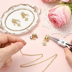 4Pcs 4 Colors Brass Micro Pave Cubic Zirconia Pendants&nbsp;FIND-CJ0005-24