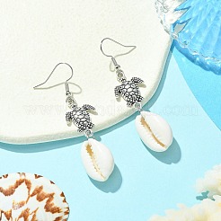 Alloy Turtle Dangle Earrings&nbsp;EJEW-JE05650