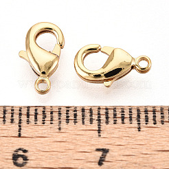 Brass Lobster Claw Clasps&nbsp;KK-YW0004-01A-G