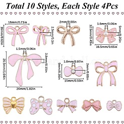 40Pcs 10 Style Alloy Pendants&nbsp;ENAM-SC0004-97