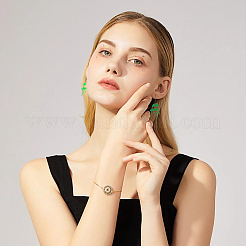 6 Pairs 6 Colors Acrylic Chair Dangle Earrings with Steel Iron Pins&nbsp;EJEW-FI0001-56