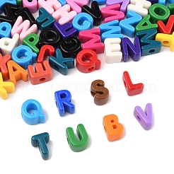52Pcs 26 Styles Opaque Acrylic European Beads&nbsp;OACR-FS0002-08