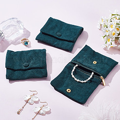 Velvet Fabric Jewelry Storage Bags&nbsp;ABAG-WH0048-24B