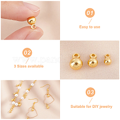 60Pcs 3 Style Brass Charms&nbsp;KK-PH0006-02