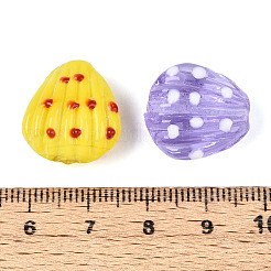 Handmade Lampwork Bumpy Beads Strands&nbsp;LAMP-N036-02