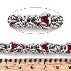 304 Stainless Steel Byzantine Chains&nbsp;CHS-K024-06P-02
