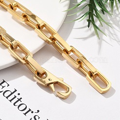 304 Stainless Steel Paperclip Chain Necklaces for Women Men&nbsp;NJEW-A033-02G