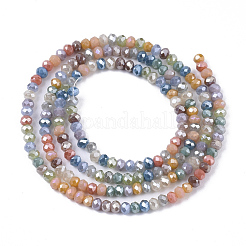 Electroplate Glass Beads Strands&nbsp;EGLA-S192-001A-A02