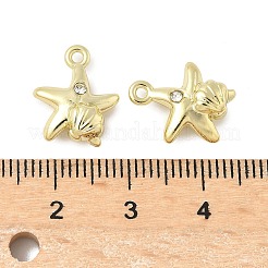 Alloy Rhinestone Charms&nbsp;PALLOY-F316-02A-G