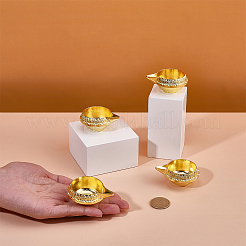 Zinc Alloy Candle Holder&nbsp;AJEW-WH0696-814