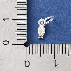 925 Sterling Silver Fish Charms with Jump Rings&nbsp;STER-H118-09S