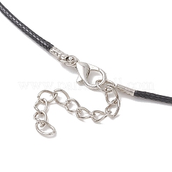 Handmade Blue and White Porcelain & Glass Seed Beaded Flower Pendant Waxed Cotton Cord Necklaces&nbsp;NJEW-MZ00141
