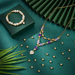 Brass Beads&nbsp;KK-BC0009-96
