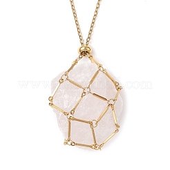 304 Stainless Steel Macrame Pouch Empty Stone Holder Necklace Making&nbsp;NJEW-JN05237-03