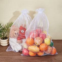 50Pcs Organza Packing Drawstring Bags&nbsp;ABAG-DR0001-11B