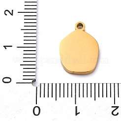 304 Stainless Steel Enamel Charms&nbsp;STAS-M105-29G