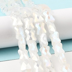 AB Color Plate Glass Beads Strands&nbsp;EGLA-P051-06A-C02