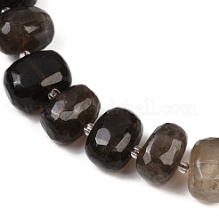 Natural Smoky Quartz Beads Strands&nbsp;G-F796-B07-01
