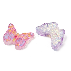 Transparent Resin Enamel Cabochons&nbsp;CRES-D308-04