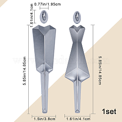 ABS Male & Female Bathroom Sign Stickers&nbsp;AJEW-WH0347-32B