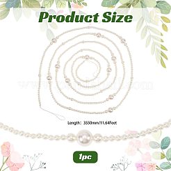 ABS Plastic Imitation Pearl Hanging Ornaments&nbsp;HJEW-PH02595