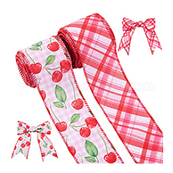 5 Yards Polyester Ribbon&nbsp;OCOR-WH0101-203