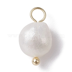 Natural Pearl Potato Charms&nbsp;X1-PALLOY-JF02199-03