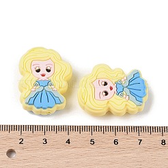 Princess Food Grade Silicone Focal Beads&nbsp;SIL-A008-05E