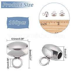 100Pcs 304 Stainless Steel Tube Bails&nbsp;STAS-DC0010-79