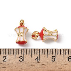 Brass Micro Pave Cubic Zirconia Pendants&nbsp;KK-F924-07G