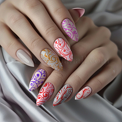 Stainless Steel DIY Nail Art Templates&nbsp;MRMJ-WH0092-062