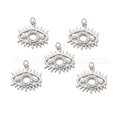 Brass Micro Pave Cubic Zirconia Pendants&nbsp;KK-E068-VB078