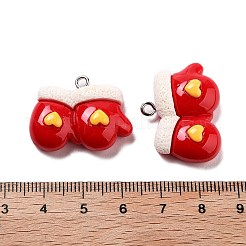 Christmas Theme Resin Pendants&nbsp;RESI-R450-04B