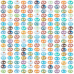 300Pcs Picasso Glass Seed Beads&nbsp;EGLA-TA0013-75