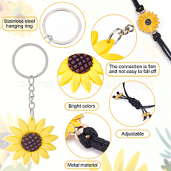 Zinc Alloy Enamel Connector Charms and Iron Resin Keychain&nbsp;DIY-PH0008-31