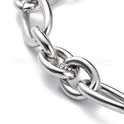 Tarnish Resistant 304 Stainless Steel Figaro Chain Bracelets&nbsp;BJEW-E271-05P