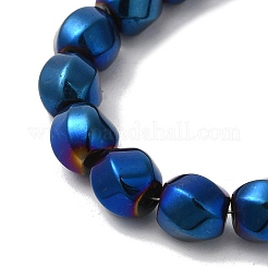 Electroplated Non-Magnetic Synthetic Hematite Beads Strands&nbsp;G-P518-05F-01