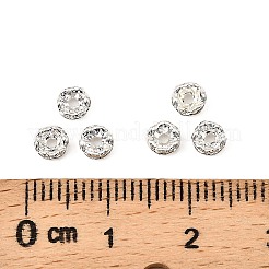 Flower Brass Crystal Rhinestone Bead Spacers&nbsp;RB-D302-S