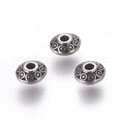 304 Stainless Steel Spacer Beads&nbsp;STAS-E452-36A-AS
