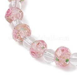 2Pcs 2 Colors Lampwork Beaded Bracelets for Women&nbsp;BJEW-JB12135
