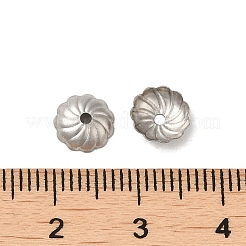 Non-Tarnish 316 Stainless Steel Bead Caps&nbsp;STAS-C080-01P