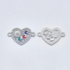 Silver Color Plated Alloy Links&nbsp;ENAM-S117-17