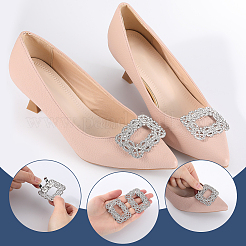 Alloy Rhinestone Shoe Decoration&nbsp;FIND-GF0006-01A-P