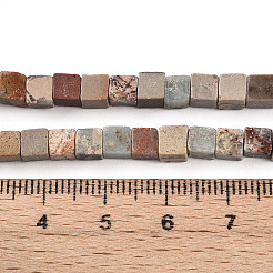 Natural Aqua Terra Jasper Beads Strands&nbsp;G-T140-43B