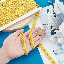 13M Polyester Centipede Lace Ribbons&nbsp;SRIB-WH0011-223A