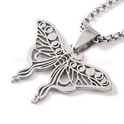 Non-Tarnish 304 Stainless Steel Necklaces&nbsp;NJEW-Q338-03P