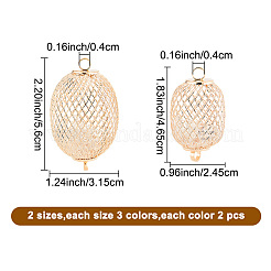 12Pcs 6 Styles Lantern Iron Connector Charms&nbsp;IFIN-PH0009-76
